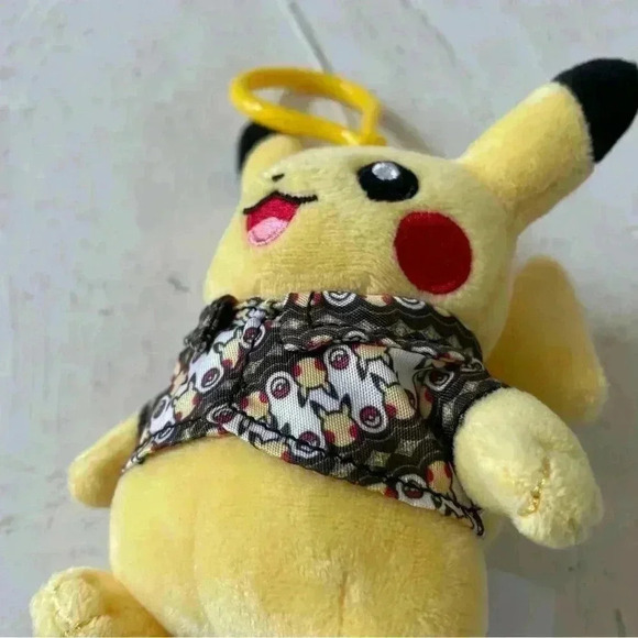 Pokemon Pikachu Plush Keychain 5 Inch Berkemeja Batik Xatu Ship From USA - Picture 2 of 10